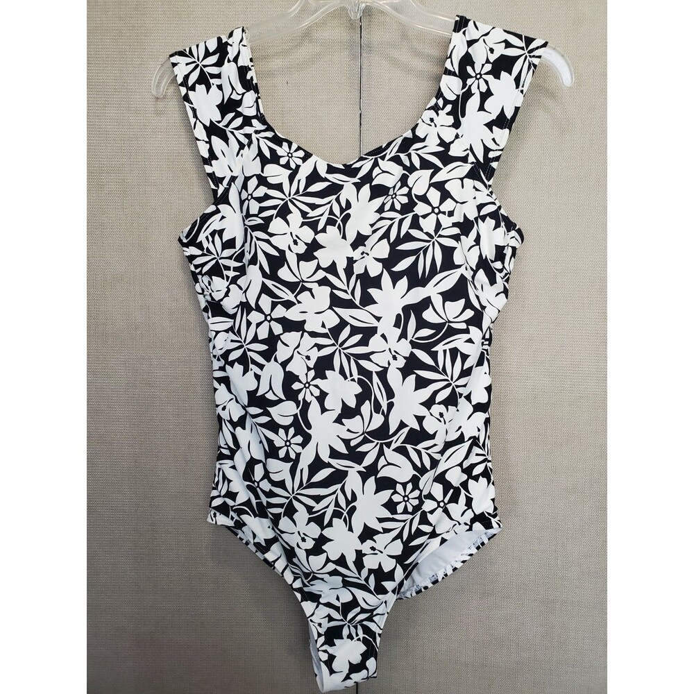 Lands' End Havana Floral Wide Strap One Piece Swimsuit Size 18W